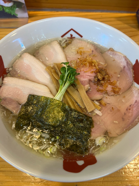 「チャーシュー麺　塩」@支那そば やまき 正月屋分店の写真