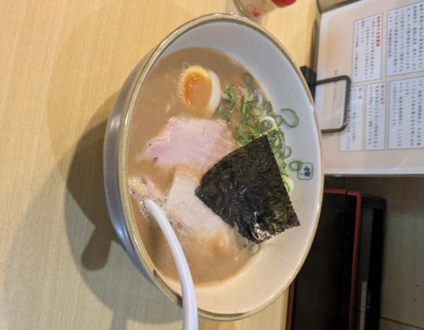 「味玉ラーメン」@麺や輝 長堀橋店の写真