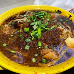 スタミナラーメン Aセット (生玉子&ライス)