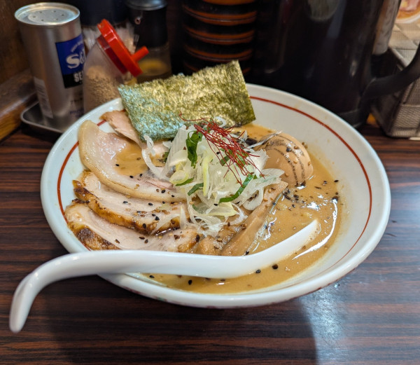 「あけどや胡麻味噌麺」@らー麺 あけどやの写真
