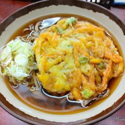 かき揚げそば（550円）