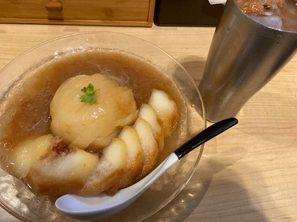 「【限定】桃そば　２０００円」@麺屋Mの写真