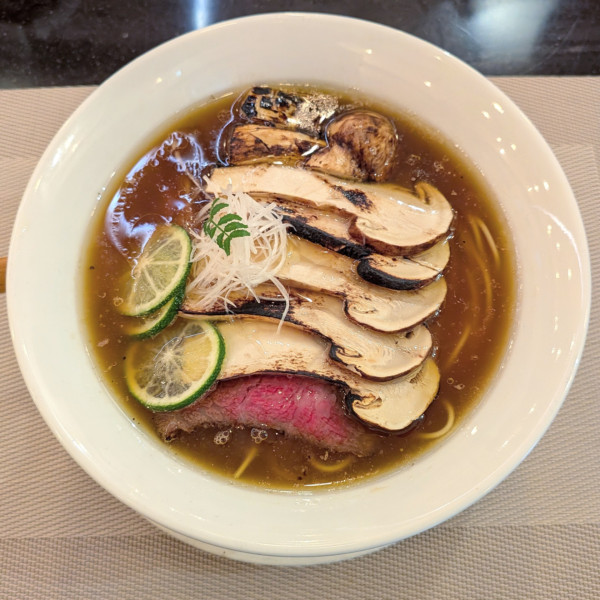 「【限定】極上松茸らぁ麺」@MENSHOの写真