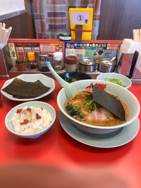 「味噌ラーメン」@山岡家 越谷レイクタウン店の写真