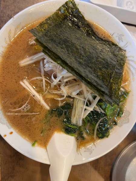 「しょう油とんこつラーメン900円＋ネギ150円(太麺)」@しょうゆとんこつラーメン 匠家の写真