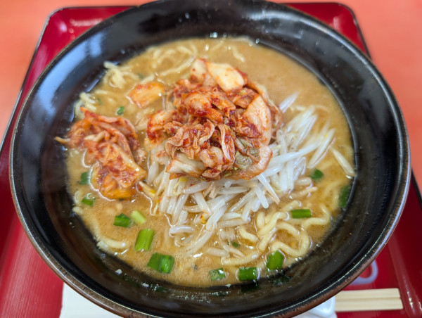 「キムチ味噌ラーメン」@くるまやラーメン 足立保木間店の写真