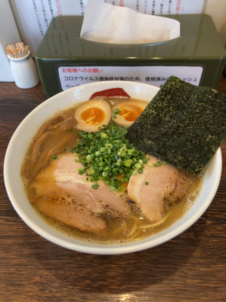 「味玉魚介豚骨醤油　1040円」@麺屋 三四郎の写真
