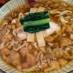 なめこ茸の醤油らーめん