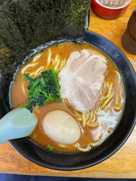「味玉ラーメン（唐辛子味噌）」@らーめん家 せんだい 曙町店の写真
