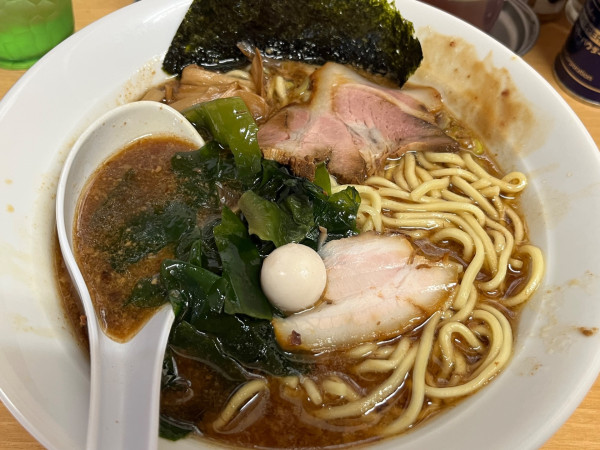 「ラーメン（醤油）大盛」@らぁめん廣の写真