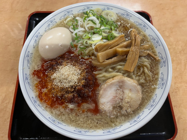 「担々麺（普通）＋味玉」@中華そば 雲ノ糸 酒田店の写真