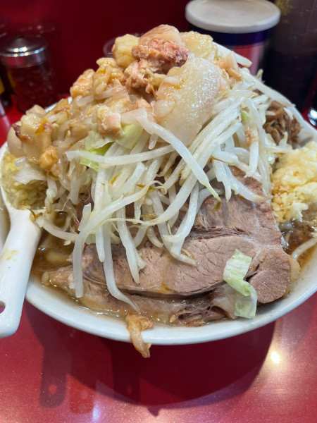 「小ラーメン ショウガ半分 崩 ゼンマシ」@ラーメン二郎 西台駅前店の写真