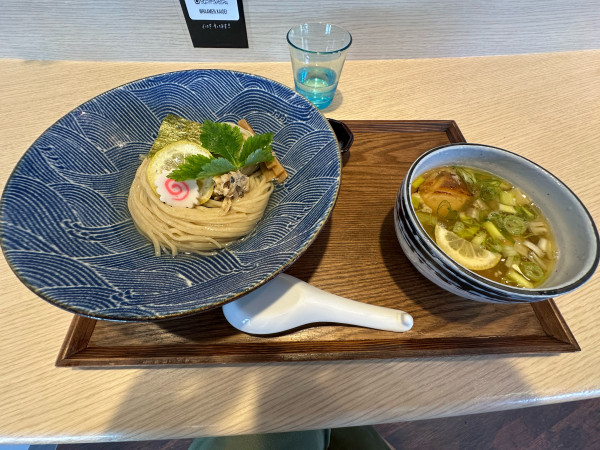 「昆布水のつけ麺(塩)」@らぁ麺 貝晴の写真