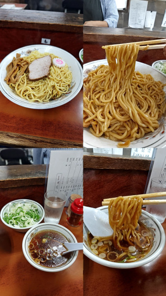 「『油そば 大+ネギ皿+スープ(¥1050+150+50)』」@珍々亭の写真
