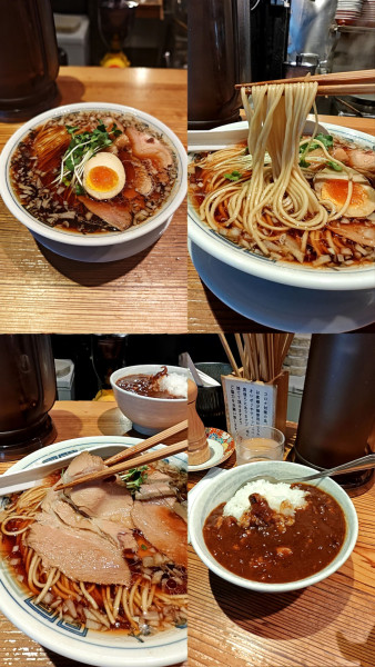 「『八王子中華そば+石川カレー(￥950+300)』」@いしかわやの写真