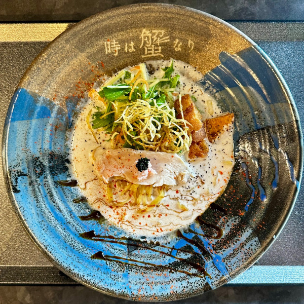 「蟹の白湯ラーメン」@時は蟹なり 築地店の写真