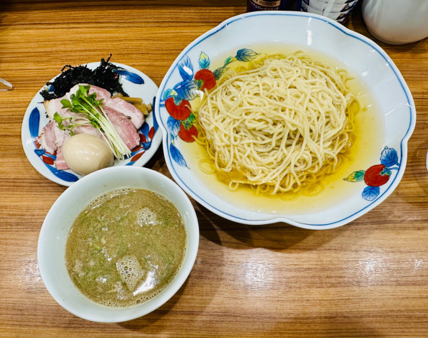 「いりこ昆布水つけそば(大)【1600円】」@中華そば 西川の写真