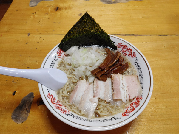 「背脂煮干中華 和え玉 900+300円」@福島屋の写真