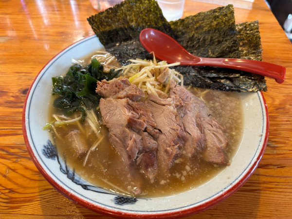 「ネギチャーシューメン」@椿 ラーメンショップ 木立店の写真