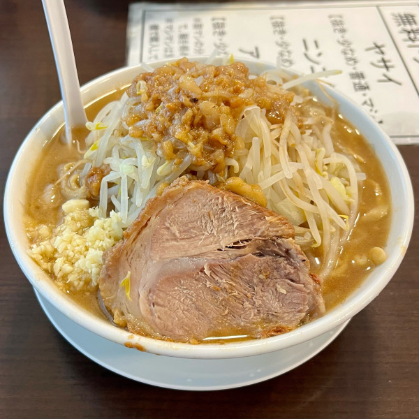 「味噌ラーメン250g〝全マシ〟」@ラーメンたかしの写真