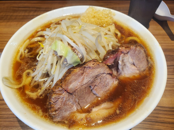 「小ラーメン・麺200g・にんにく」@らーめん菊の写真