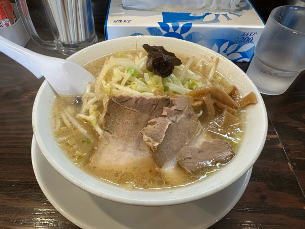 「タンメン+半チャーハン」@ラーチャン家 女池本店の写真