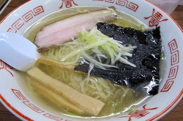 「支那そば塩　本日は無料」@支那そばまるさん 横井店の写真