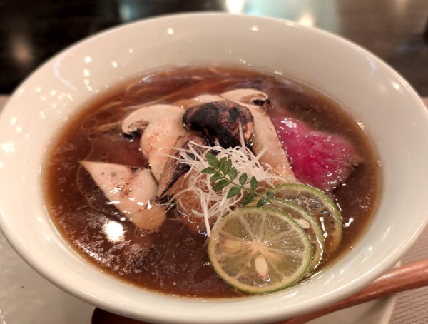 「松茸らぁめん（2,300円）」@MENSHOの写真