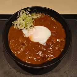 カレーそば+温玉