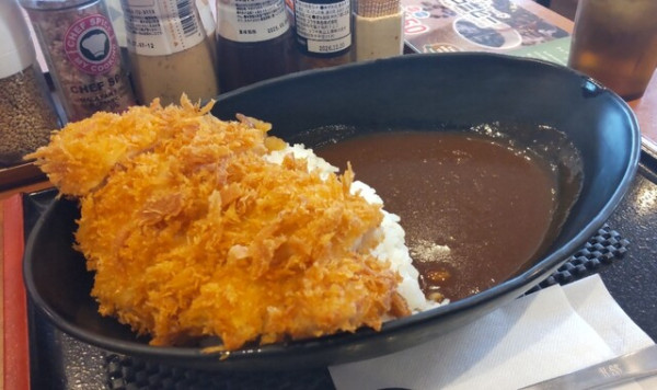 「熟成ロースかつカレー80g 790円」@ごはん処かつ庵 米沢店の写真