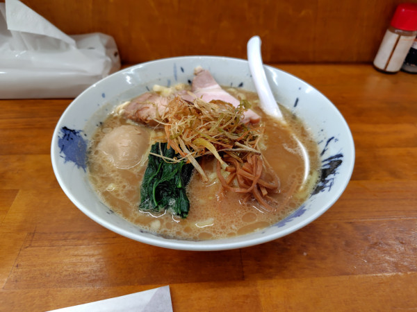 「鰹らーめん味玉入り¥1100」@Made in Tokyo らーめん松の写真