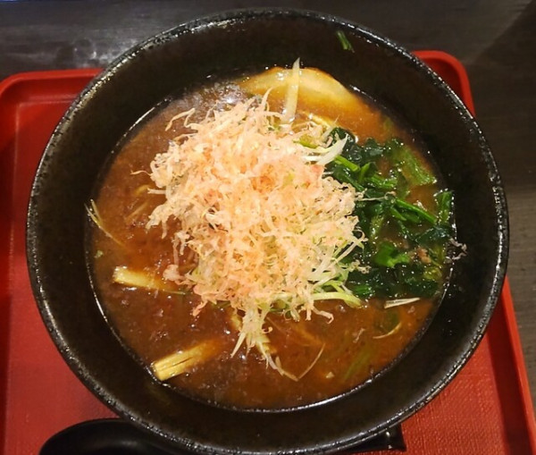 「醤油らぁめん 830円」@らぁめん鰹の本気 福島店の写真