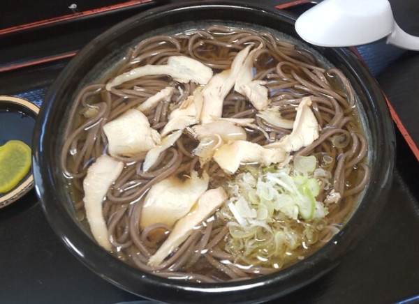 「冷たい肉そば 850円✕2」@一休庵の写真