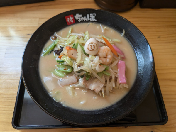 「ちゃんぽん大盛り　1130円」@侍ちゃんぽんの写真