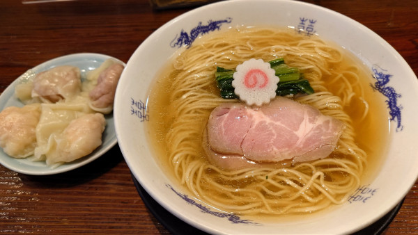 「🍜中華そば肉2海老2+味付き替え玉」@中華蕎麦にし乃の写真