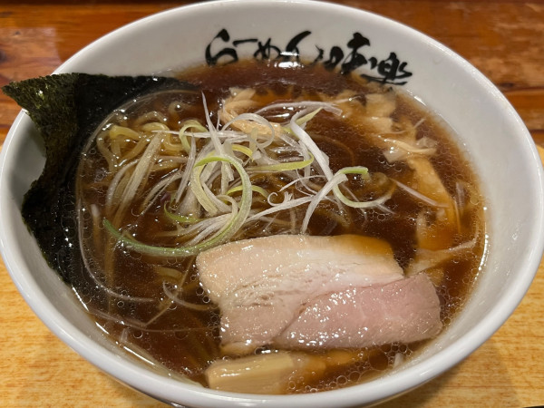 「焼き醤油らーめん（ミニ）」@利尻らーめん 味楽 新横浜ラーメン博物館店の写真