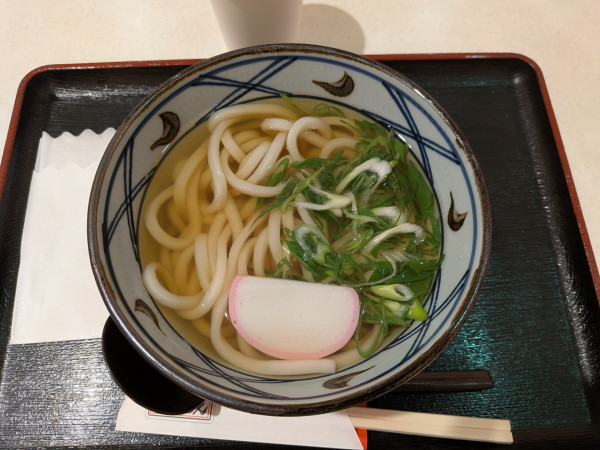 「かけうどん682円」@里のうどん テラスモール湘南店の写真