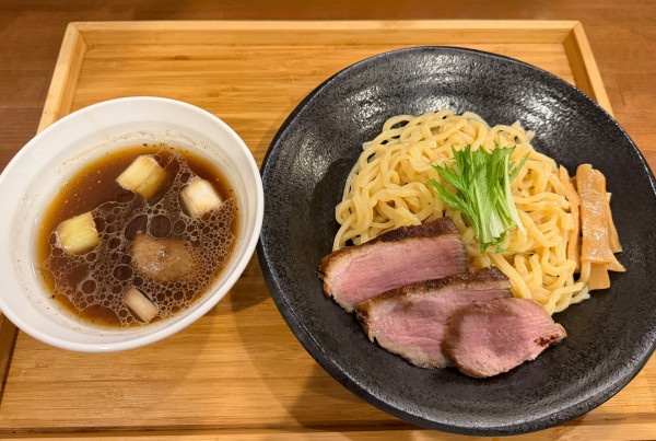 「限定・鴨つけ麺1300円」@らぁめん 麺彩家の写真