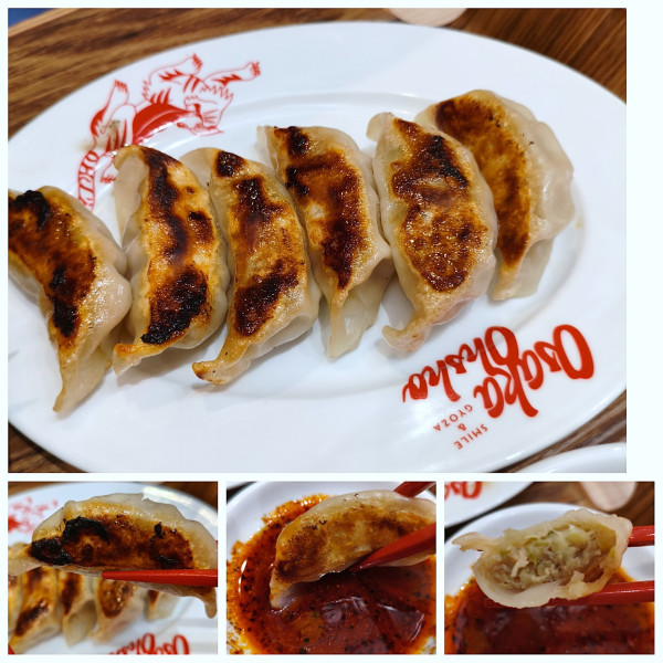 「餃子(6個)　¥330」@大阪王将 稲荷町駅前店の写真