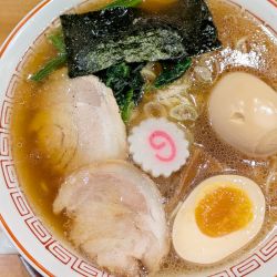 中華そば竹下食堂（細麺）＋味玉