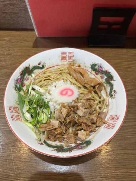 「極二ボ　煮干しまぜそば」@麺や ひなた 塚口店の写真