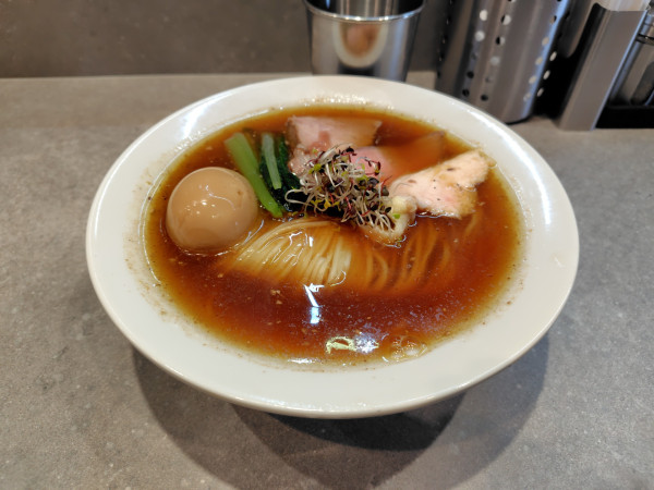 「味玉山椒生姜ラーメン¥1100」@BIRI BIRI CRUSH MENの写真