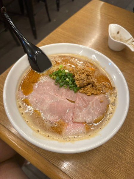 「濃厚あん肝蕎麦　厳選あん肝トッピング」@金麺と金蕎麦の写真