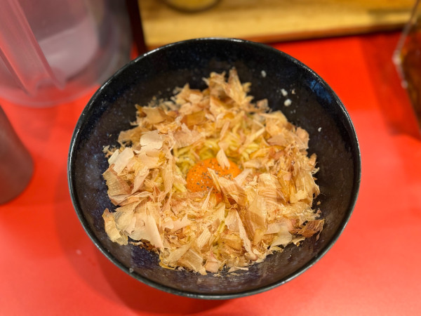 「明大まぜそば(並)950円」@明大まぜそば鶴の写真