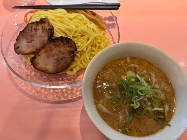 「パンチつけ麺 大盛+チャーシュー」@流星軒の写真