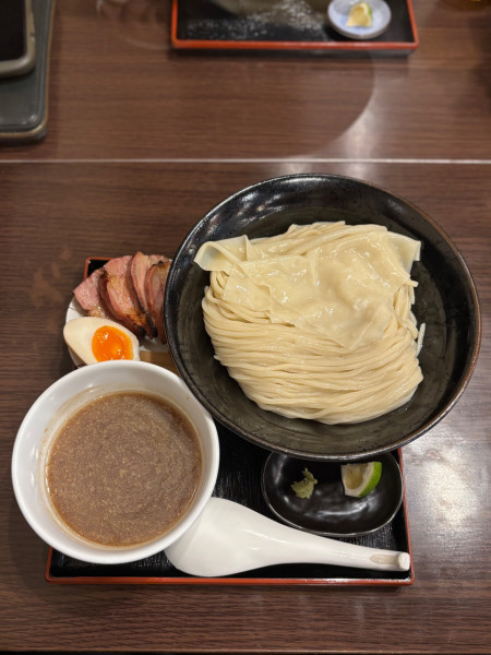 「焼きサバ醤油つけ麺」@らぁ麺 幸跳の写真