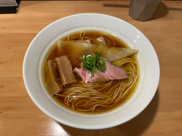 「醤油」@自家製麺めがねの写真
