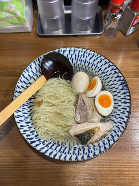 「鶏と鯖の冷製塩らーめん」@らーめん豊味家の写真