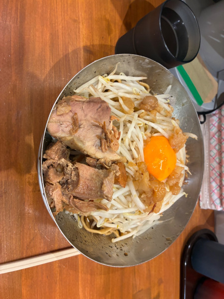 「汁なし中　ノーコール」@ラーメン 太るの写真