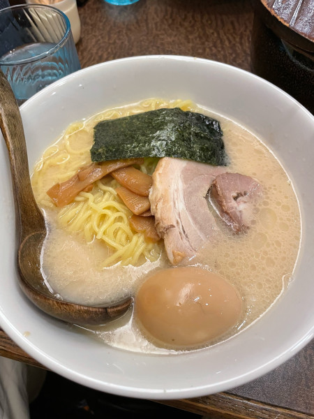 「一指禅らーめん880円+味付玉子120円」@一指禅 本川越店の写真